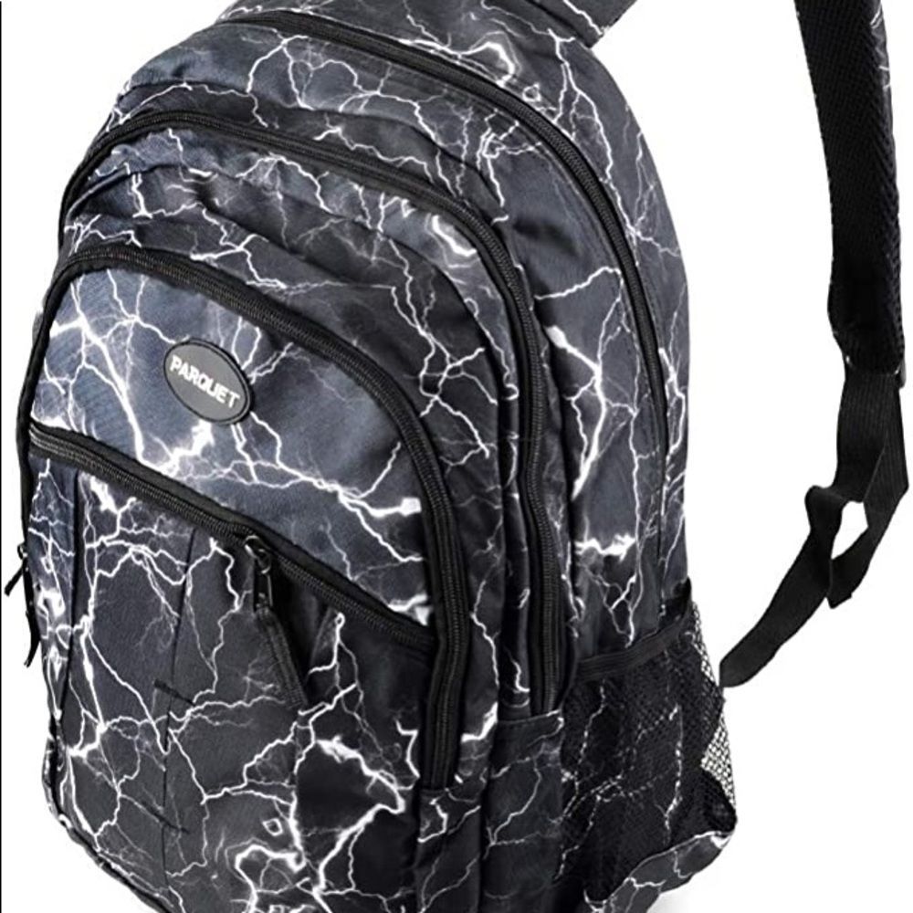 Lightning Strikes Pattern Backpack- NWT